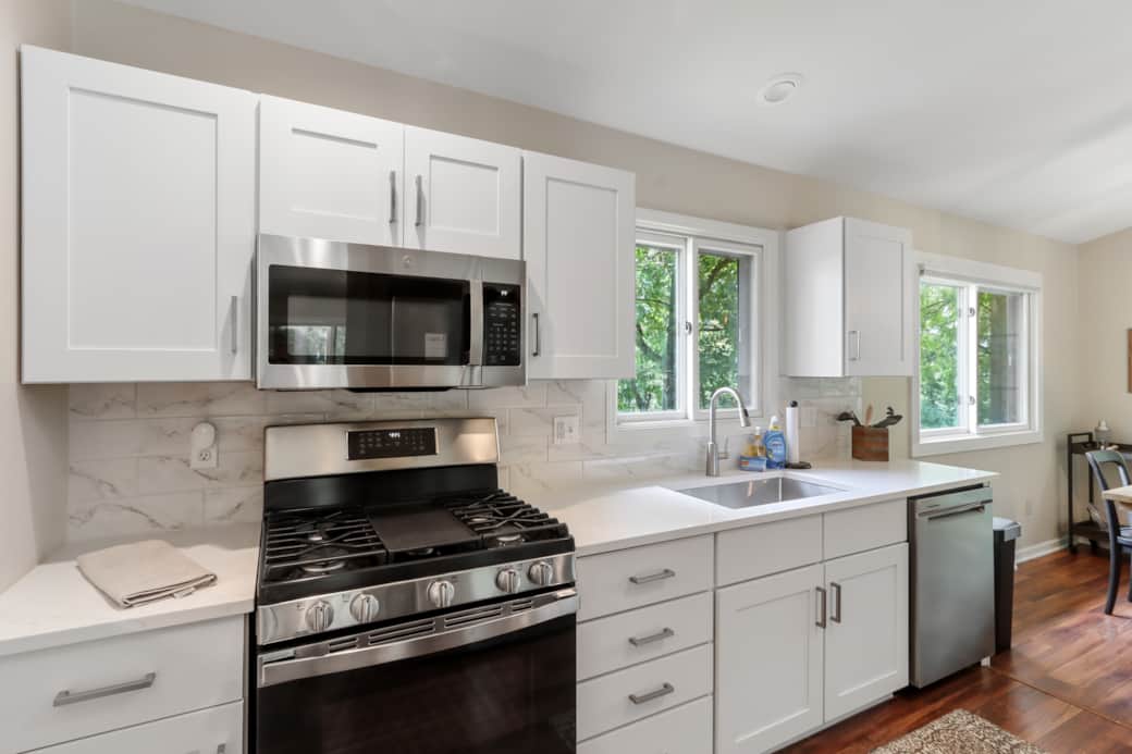 Newly renovated kitchen