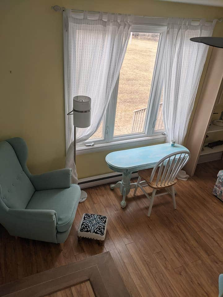 Reading corner and Desk in Living Room