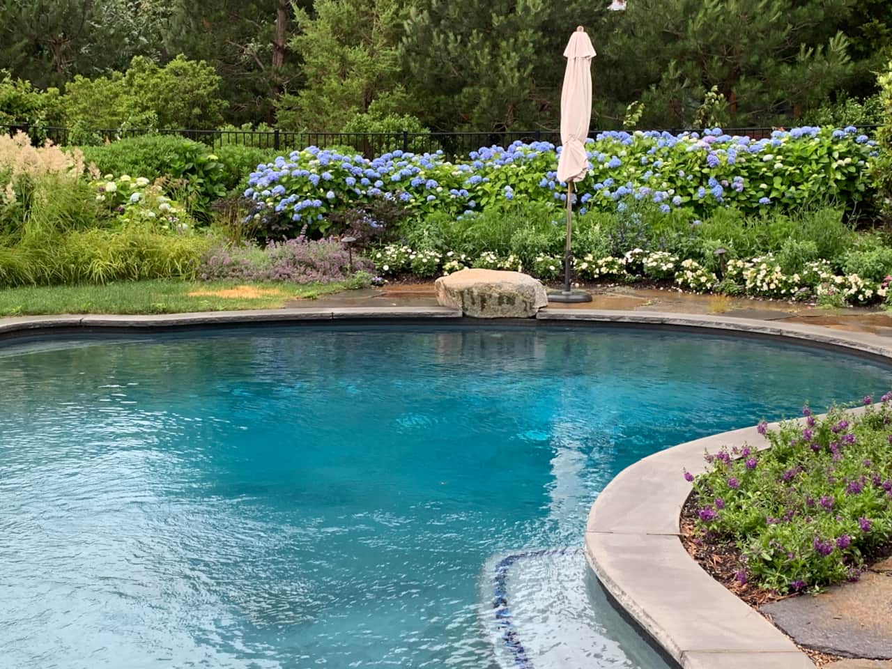 Heated pool and spa in a private, serene setting