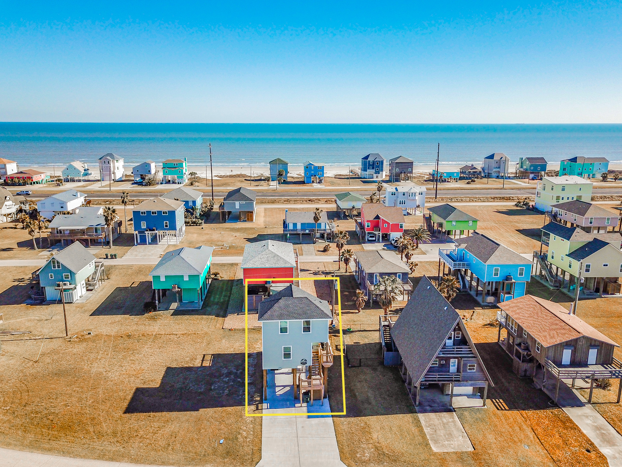 Newly Built Beach Getaway Terramar Beach Vacation Home In Galveston
