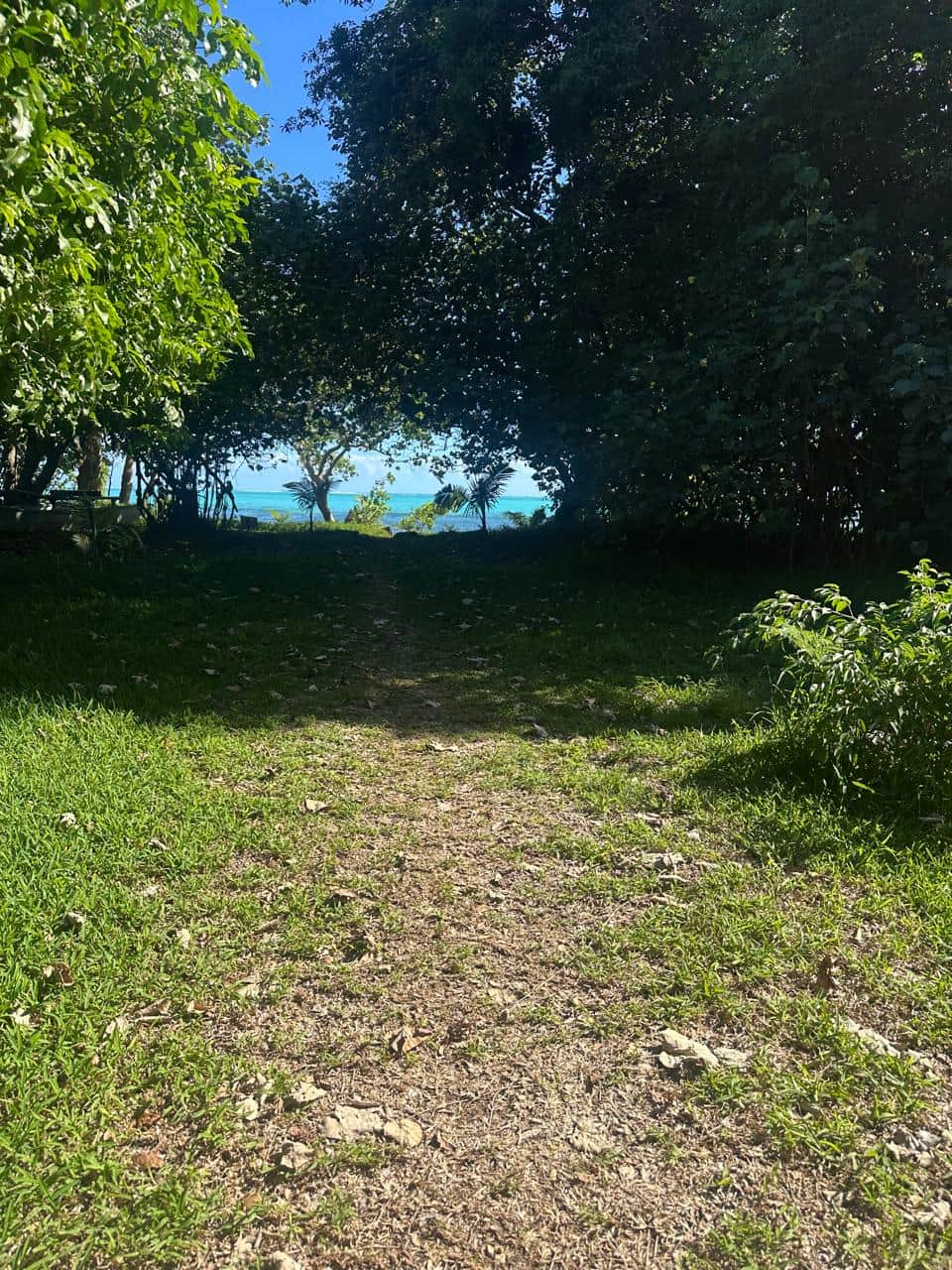 Chemin pour aller à la plage