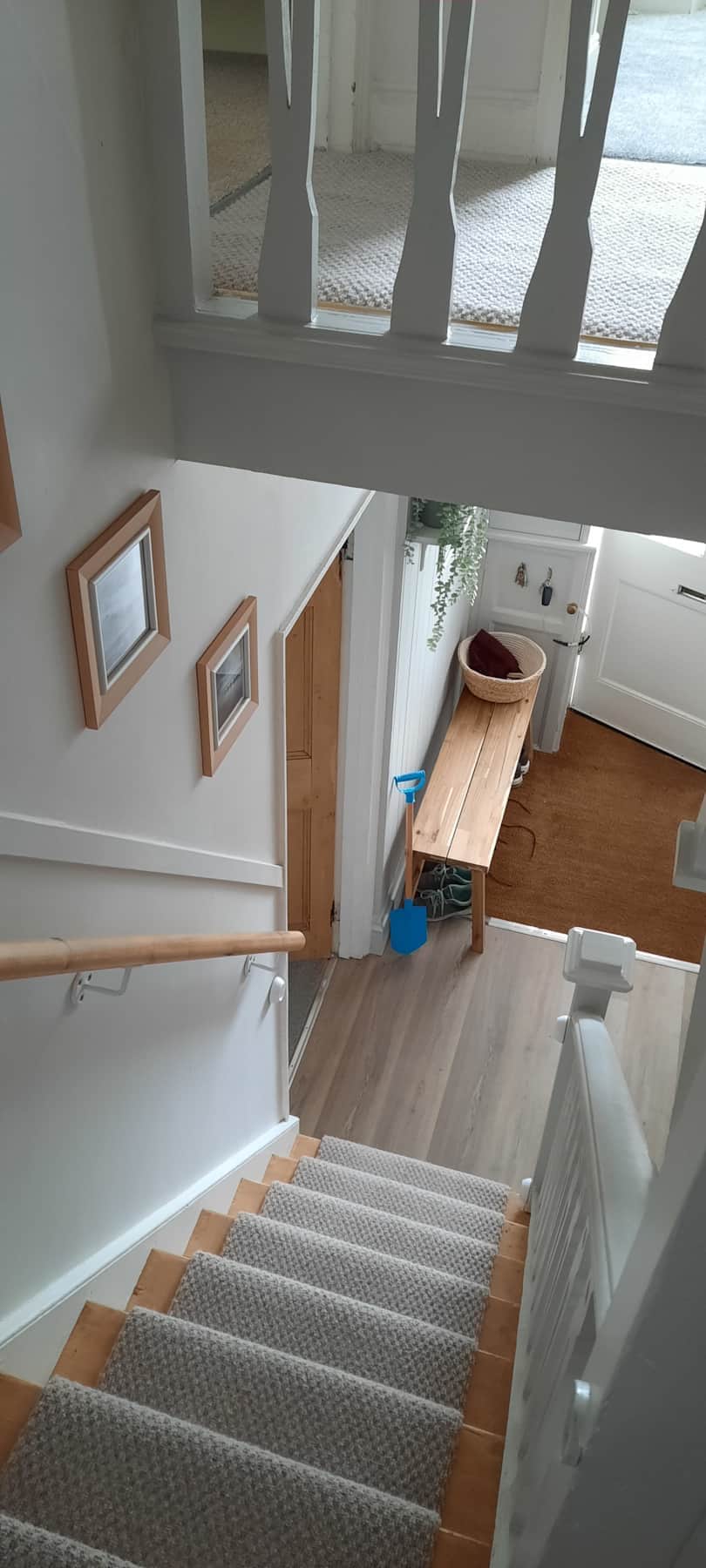 Stairs and hallway area