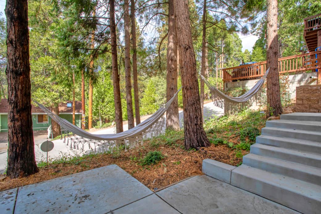Why not lounge around in our hammocks and relax listening to the breeze in the trees!
