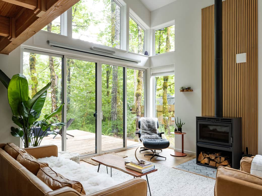 A living room that converts into a movie theater A living room that converts into a movie theater