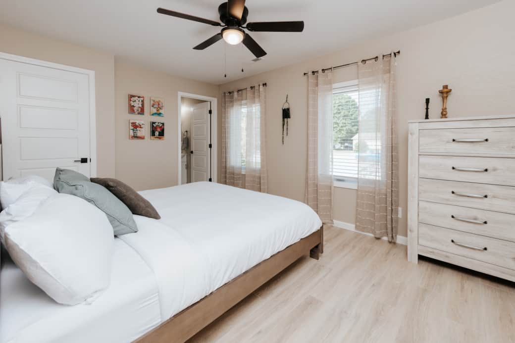 Bedroom # 2 with king bed