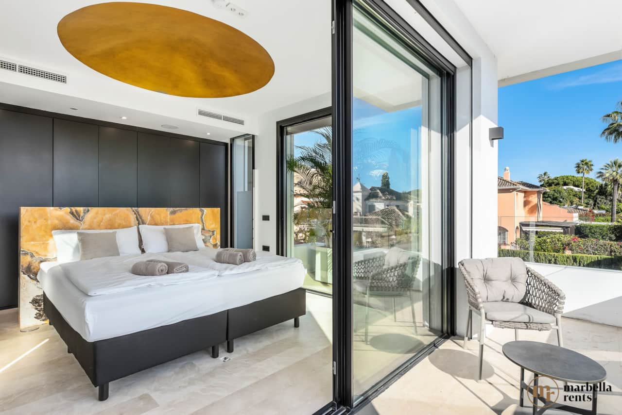 Luxury master bedroom.