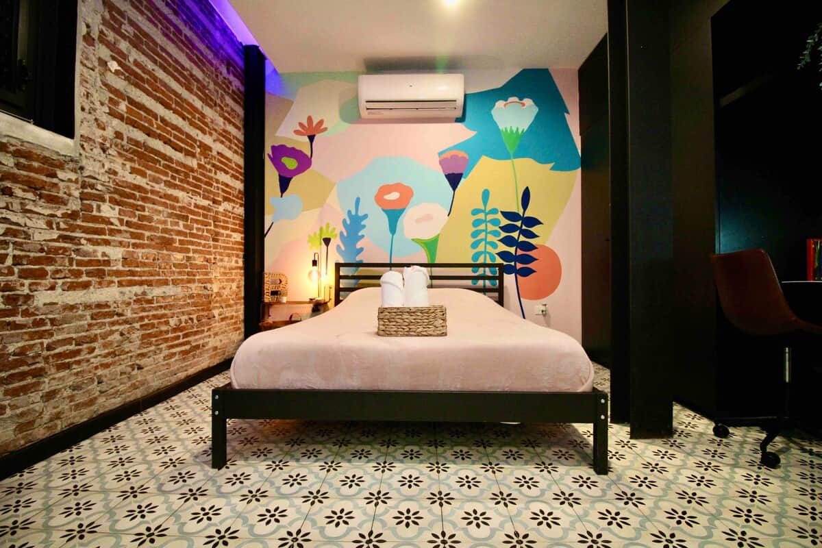 Unwind in our comfortable queen-size memory foam beds, designed to provide just the right level of firmness.
