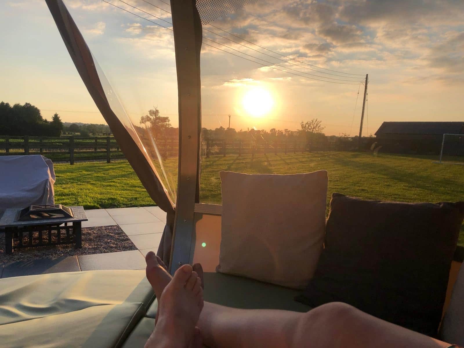 View from the garden dome