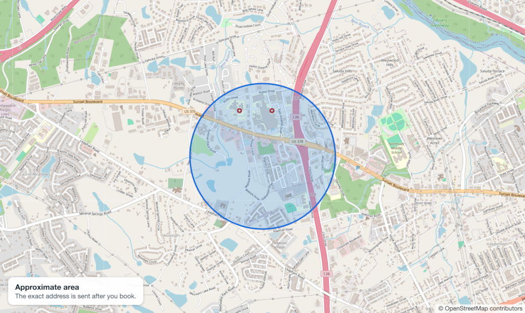 Map of the property location