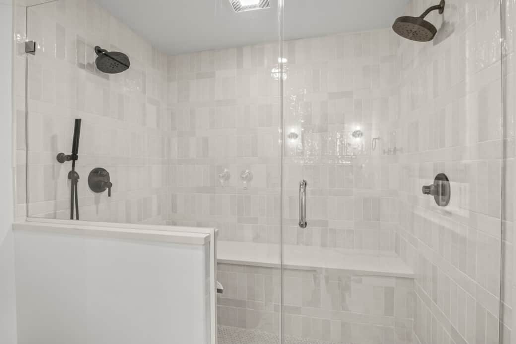Primary Bathroom with Dual Showerheads