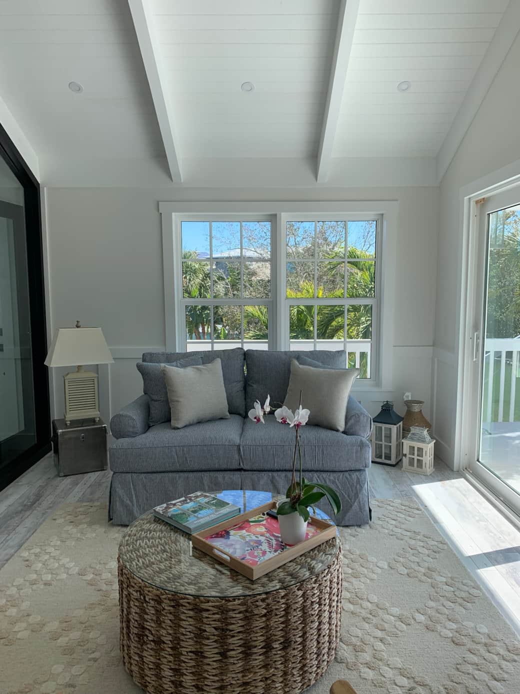 Living Room overlooking canal