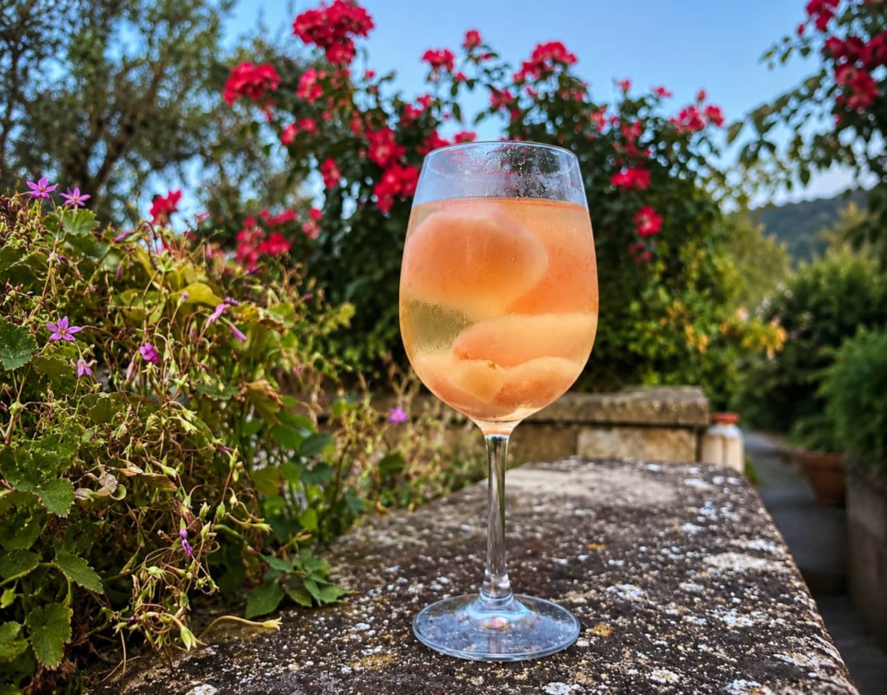 Peaches in Wine
