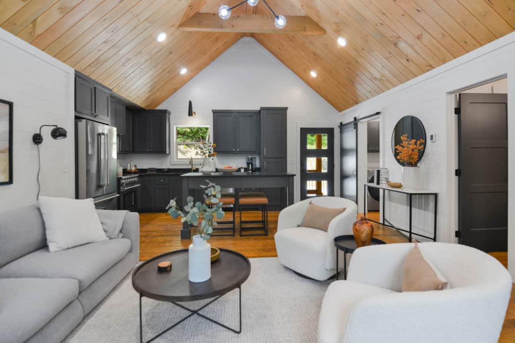 Great room with natural daylight