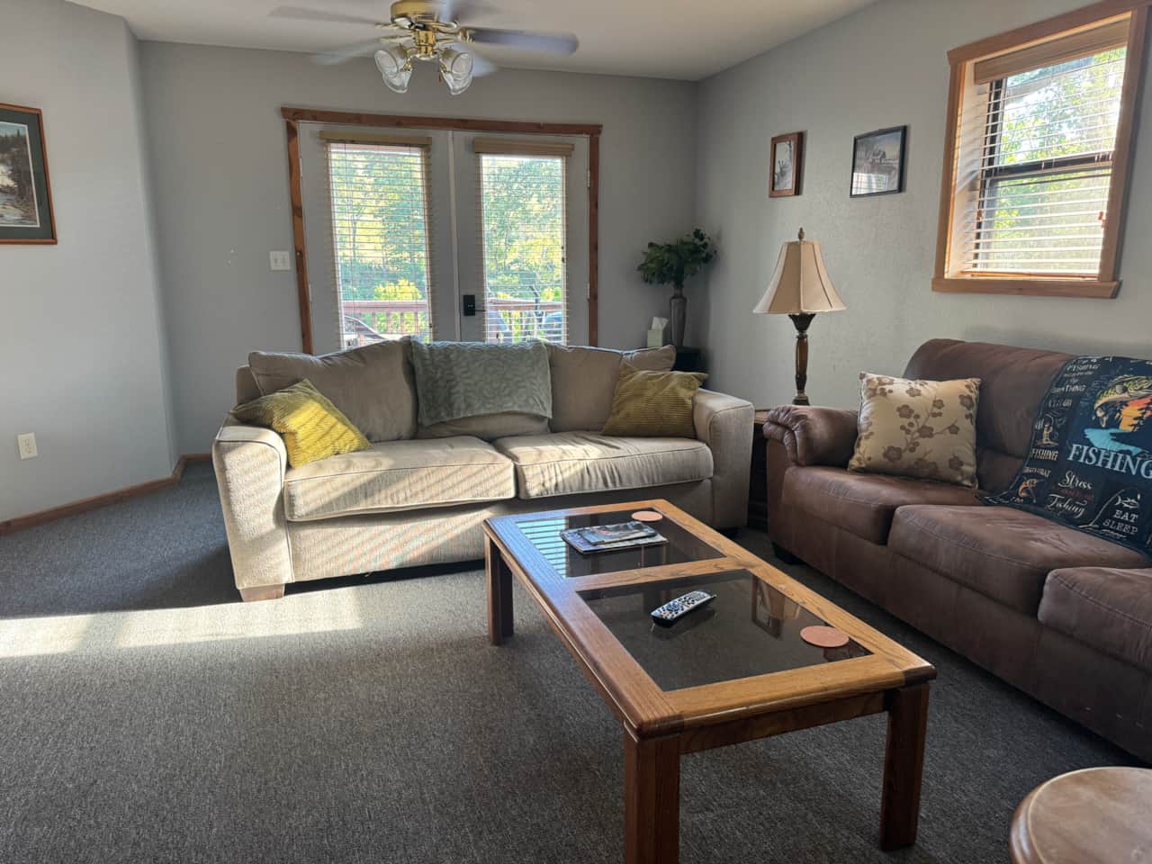 Living room looking from kitchen area