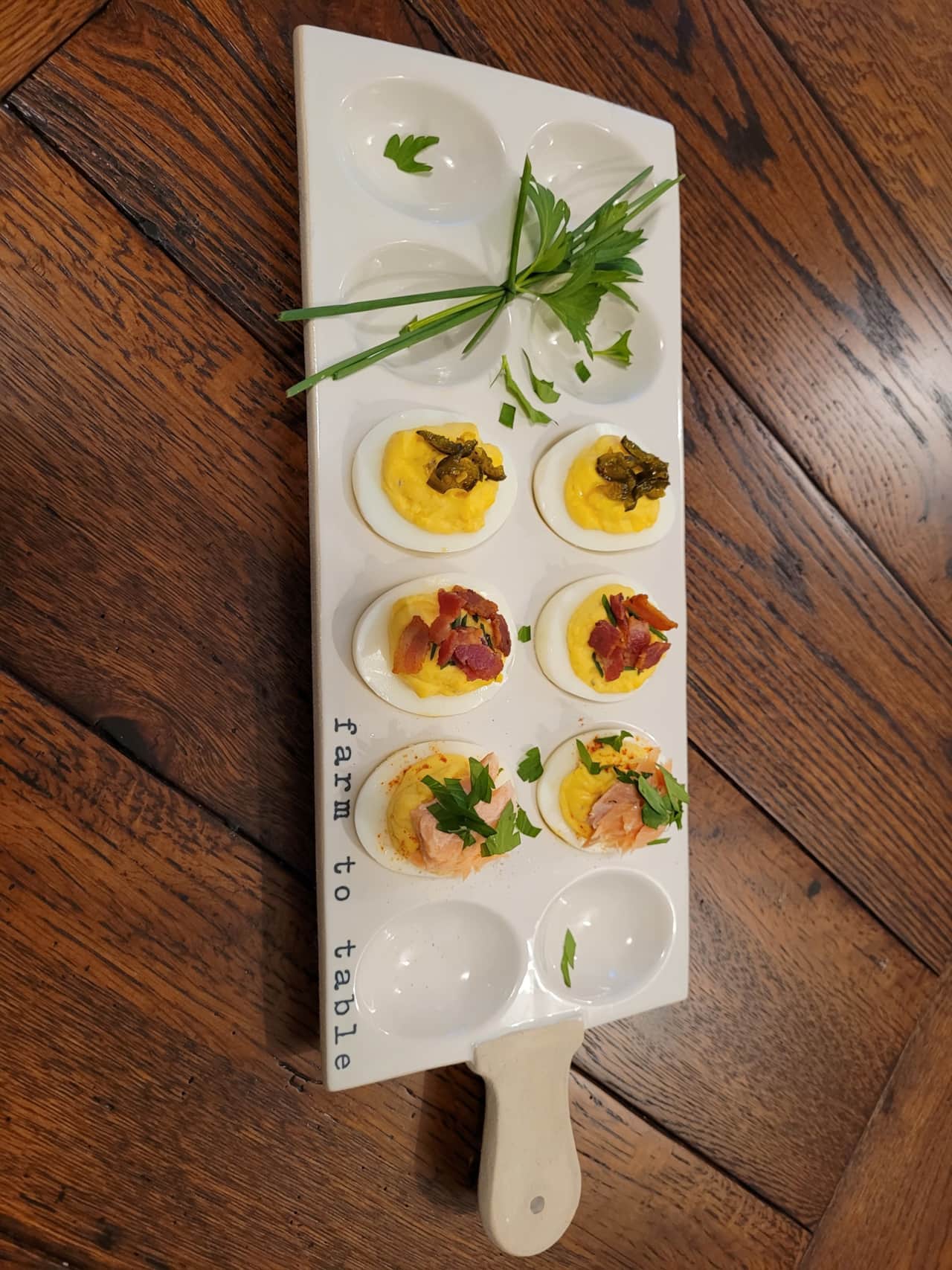 Deviled Eggs 3 ways