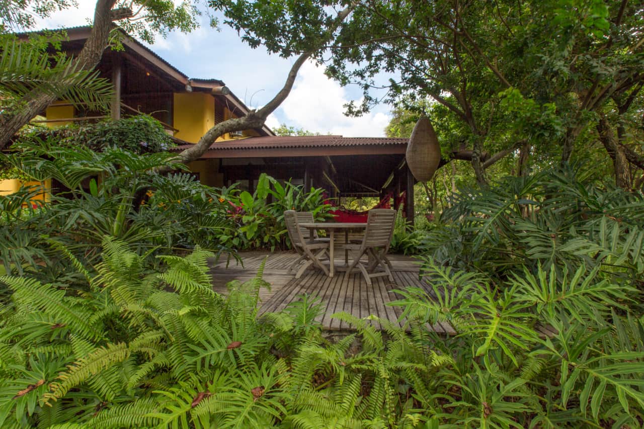 jardim e deck