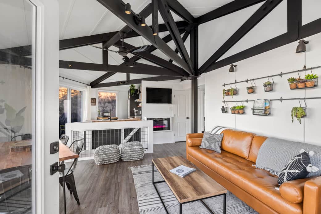 upstairs living