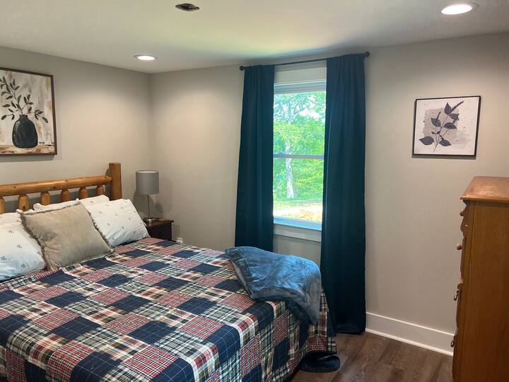 Escape the ordinary and find solace in the cabin's second bedroom.