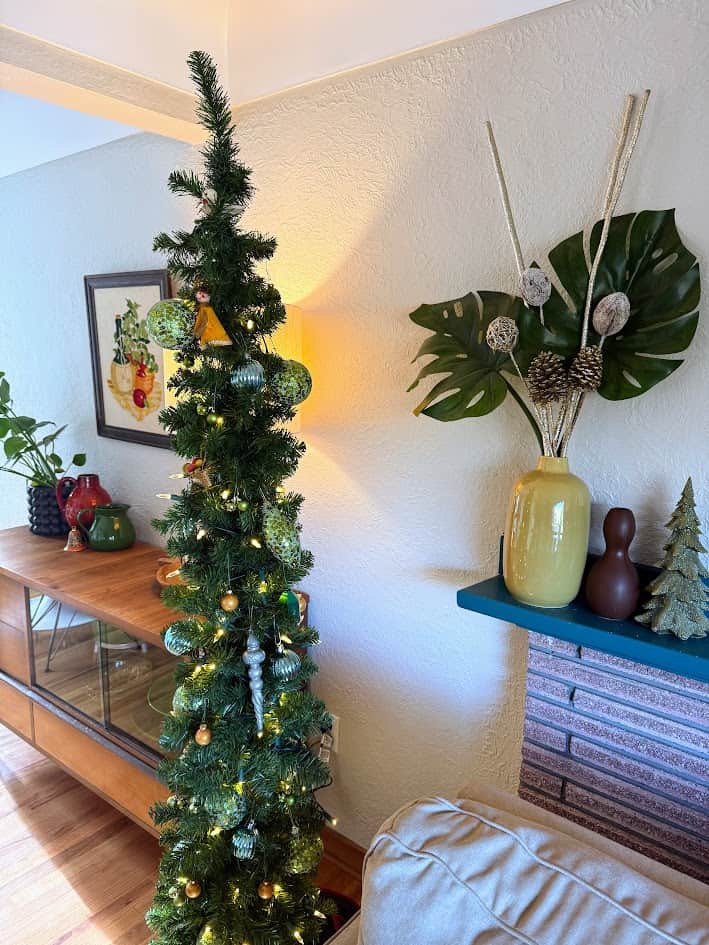 Vintage holiday charm during the winter season.