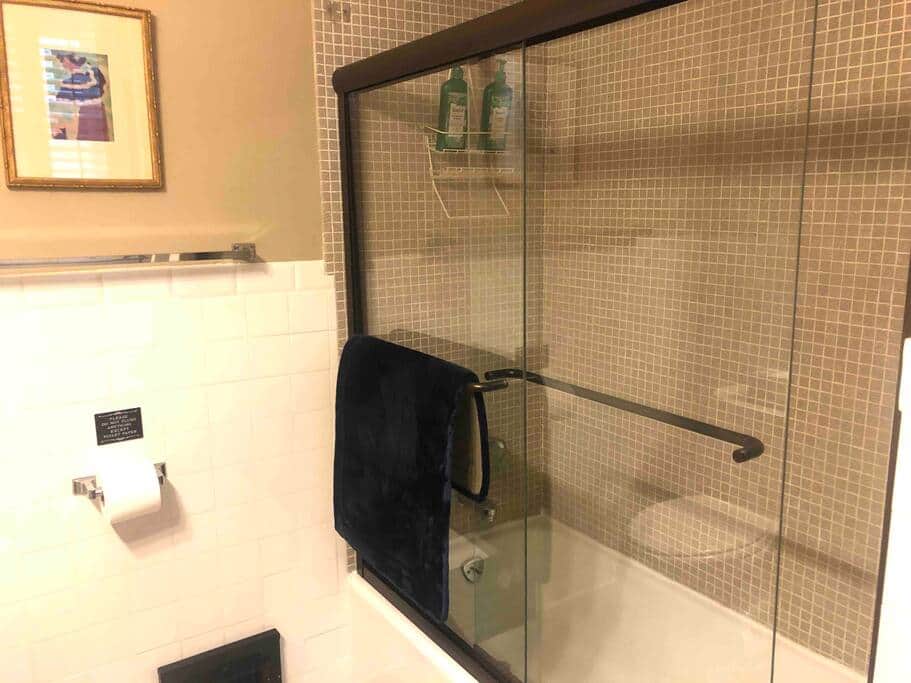 Shower and tub