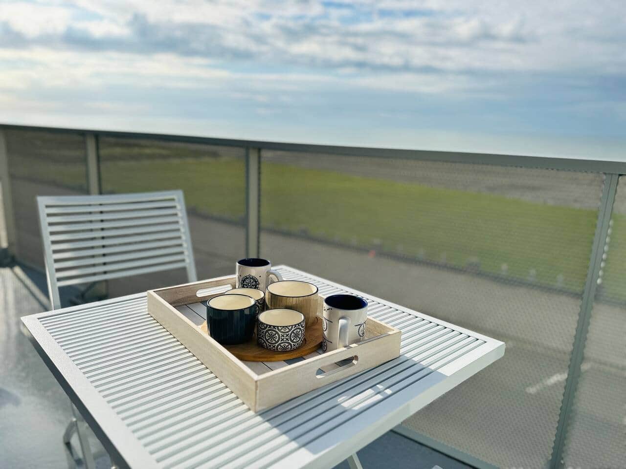 Balcon, front de mer