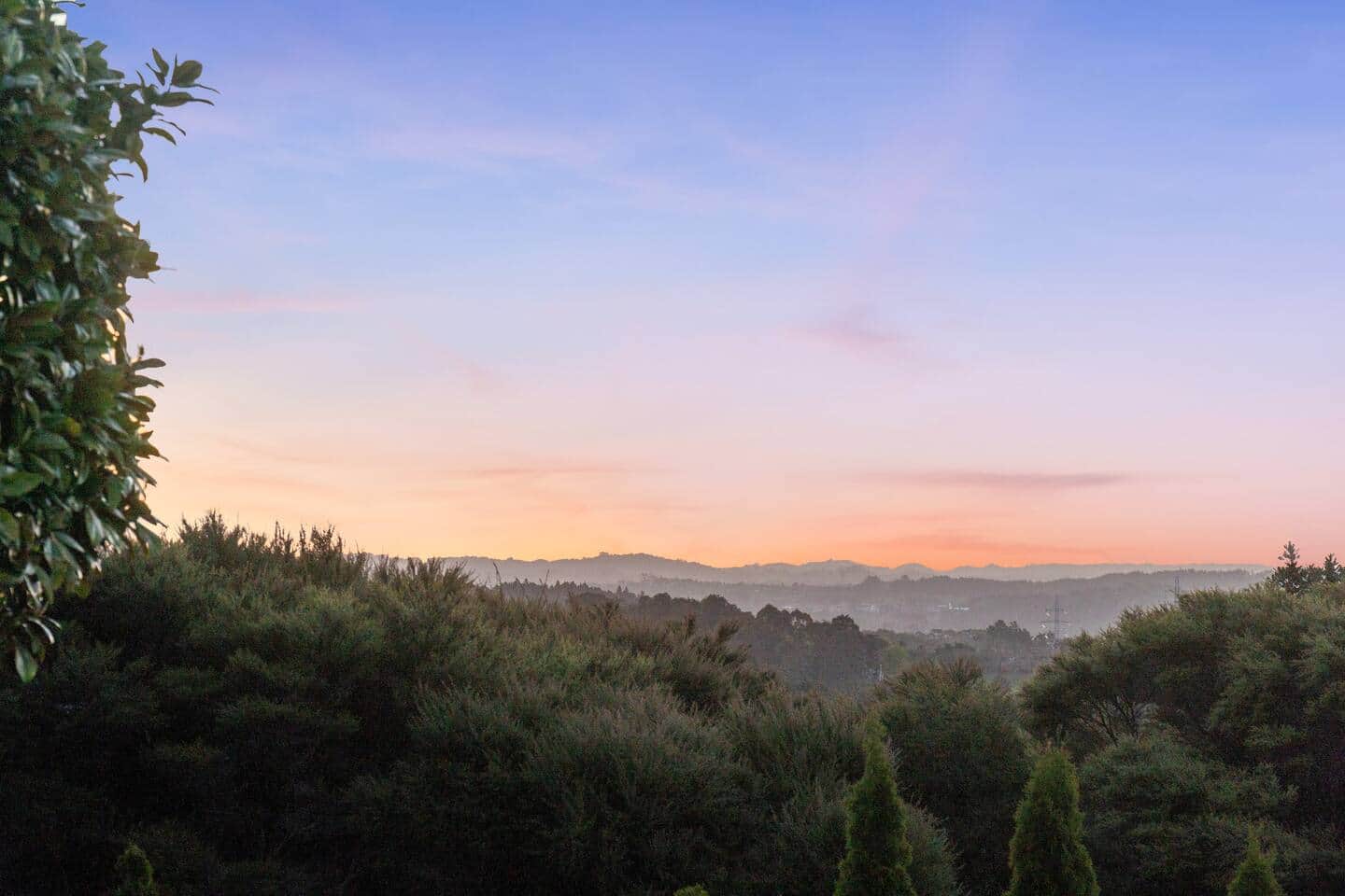 Panoramic views from terrace