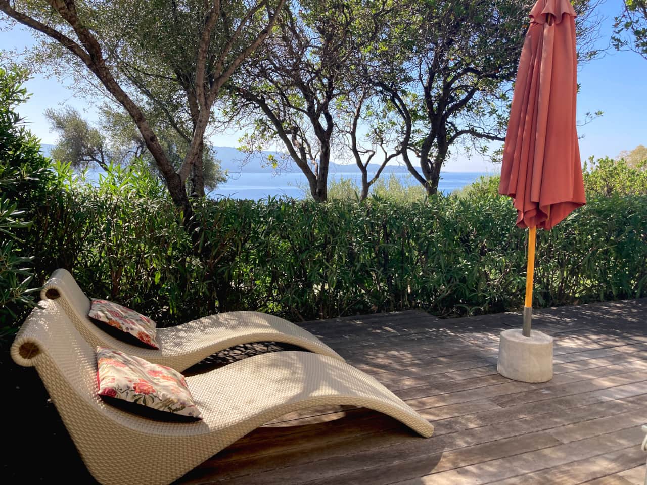 Grande Villa B - Terrasse Chambre parentale - Résidence Ogliastrello - Olmeto 2024