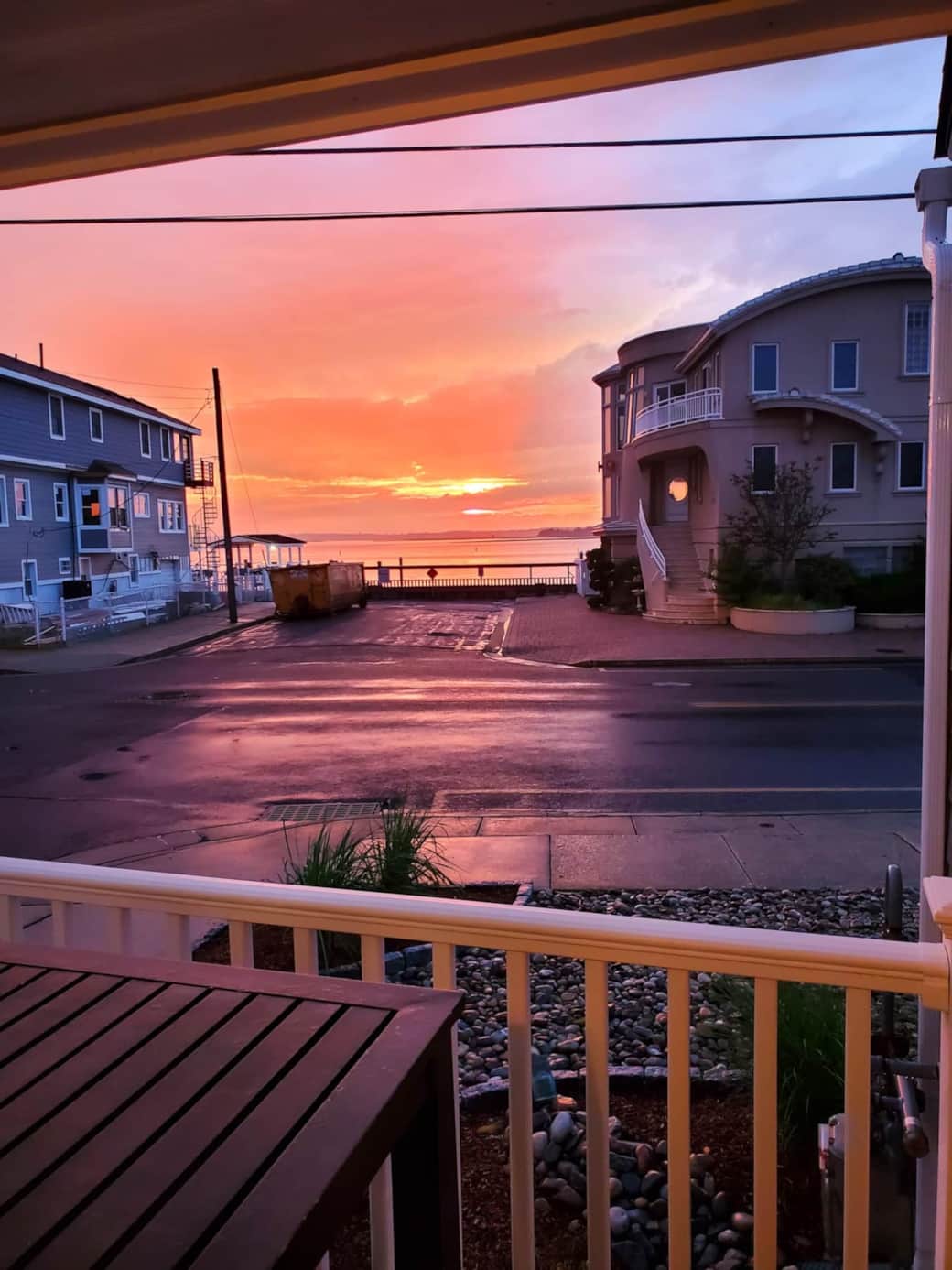 Water view and sunset deck