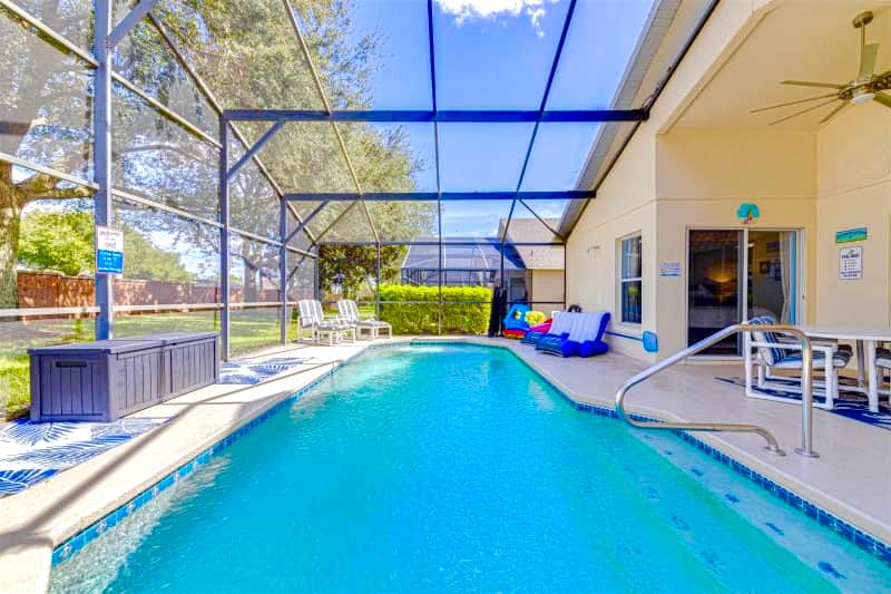 Stunning private pool and deck
