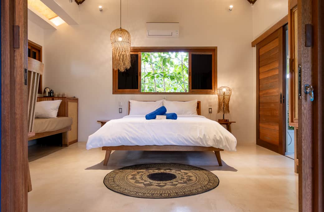 Enter your bedroom from the terrace.