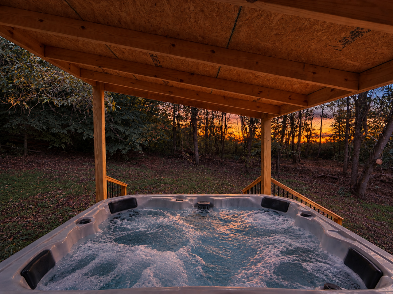 There is NOTHING like a hot tub in the mountains!