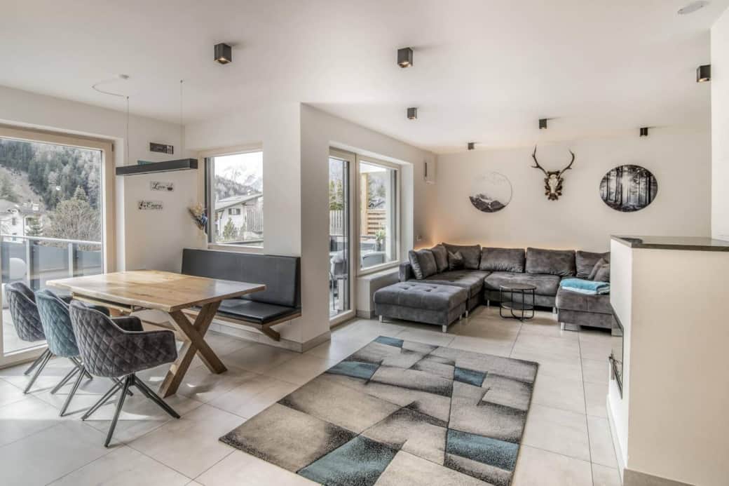 Villa Tribulaunblick_Wohnzimmer & Essbereich