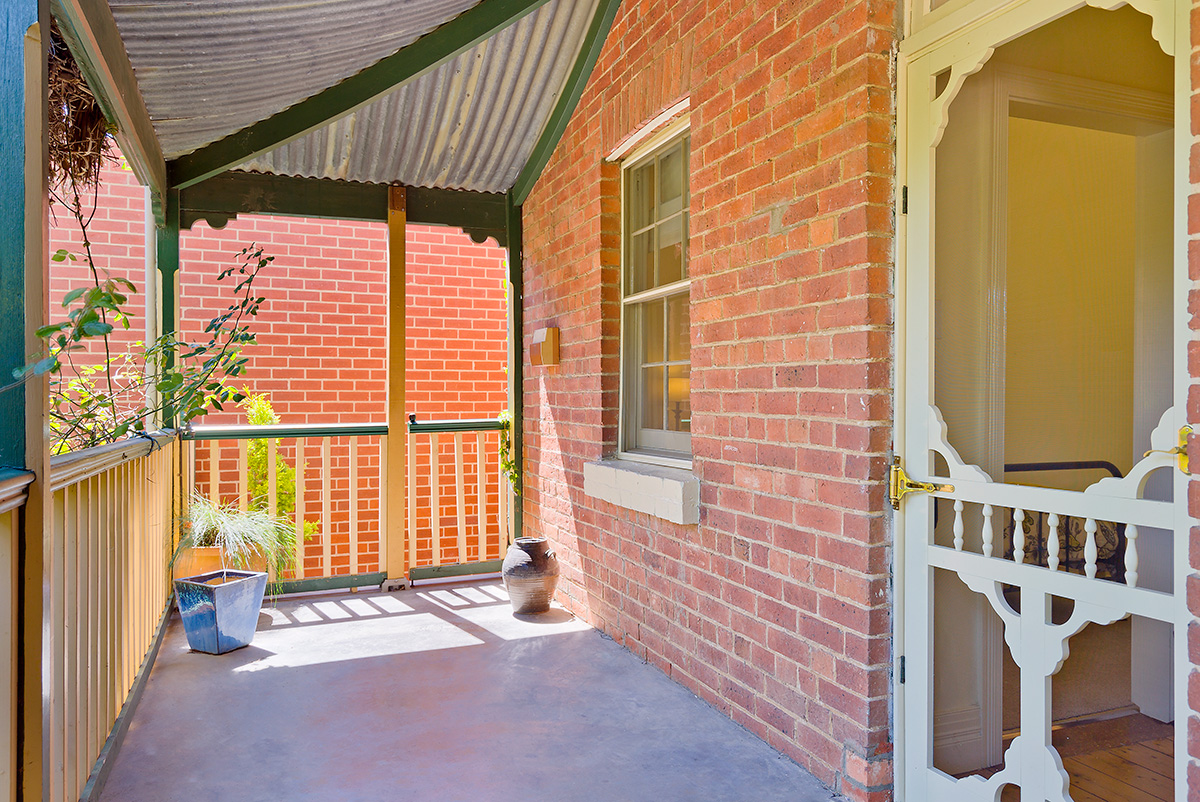 Private large balcony for guests to enjoy 