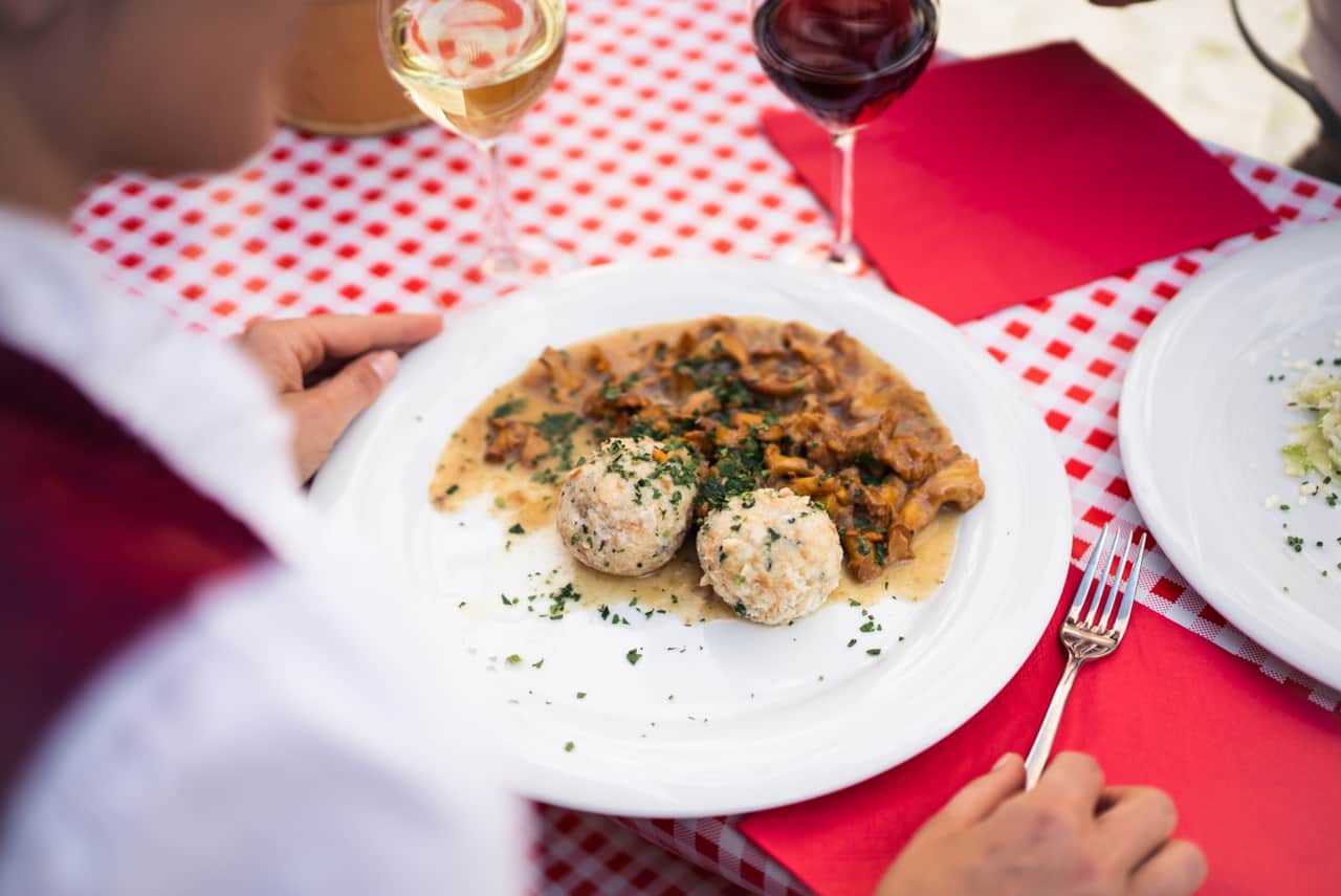 South Tyrolean dumpling delight – hearty, homemade, and full of regional flavor.