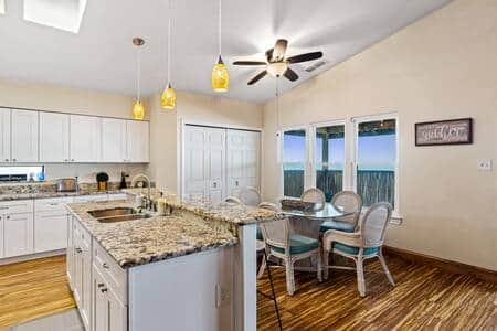   Dining and laundry closet
