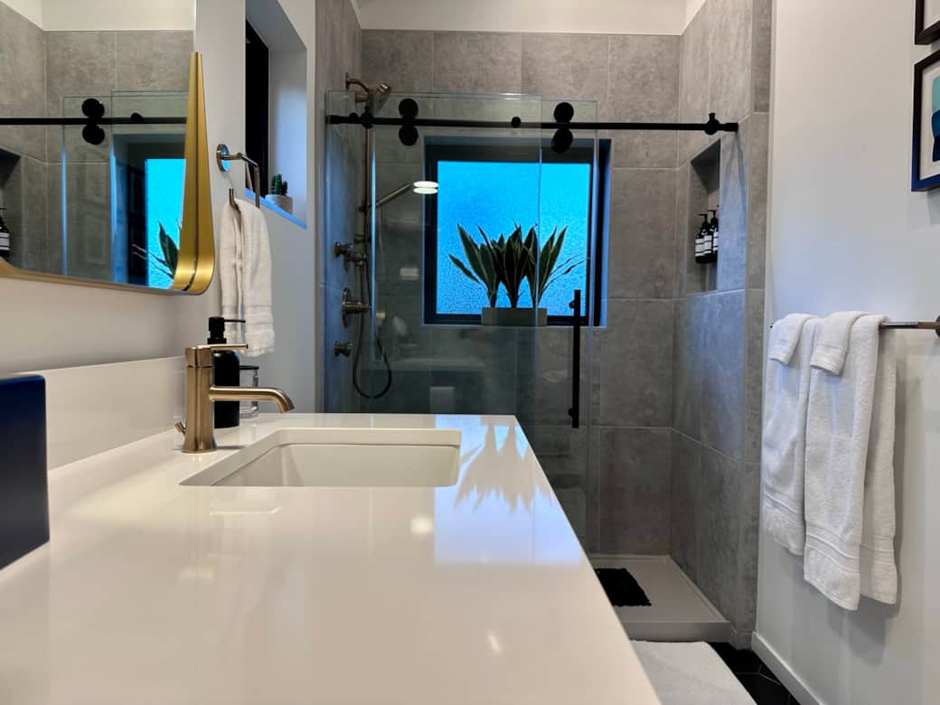 Get ready in our spa like bathroom