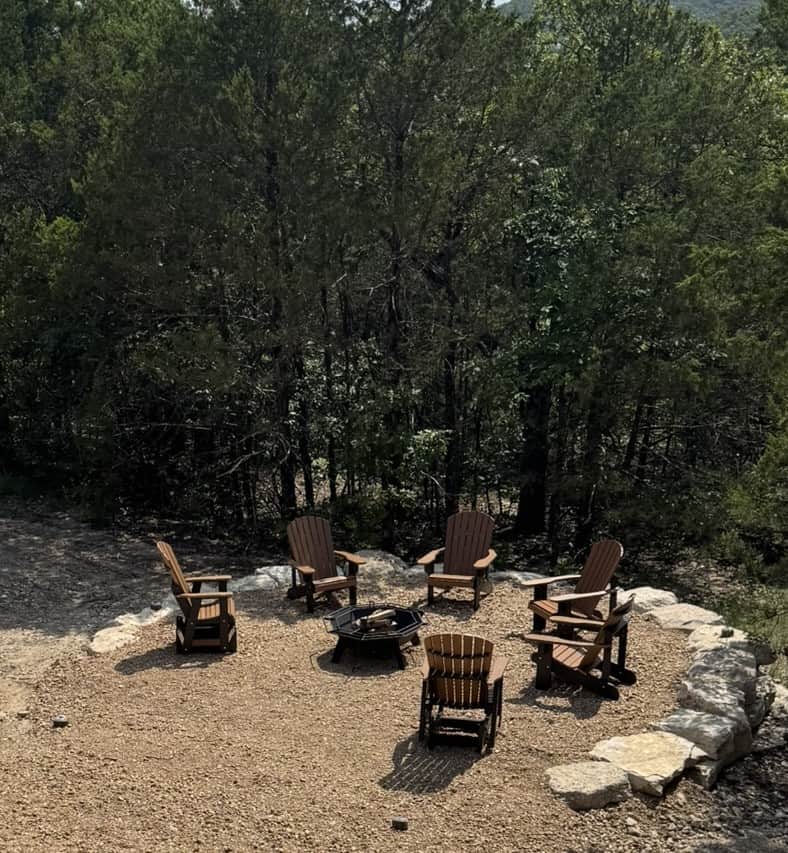 Firepit with wood included