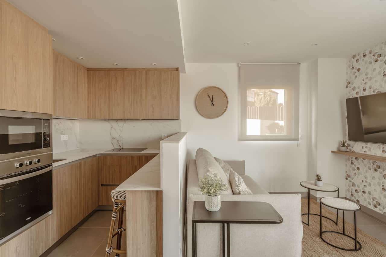 Cocina equipada+salón 