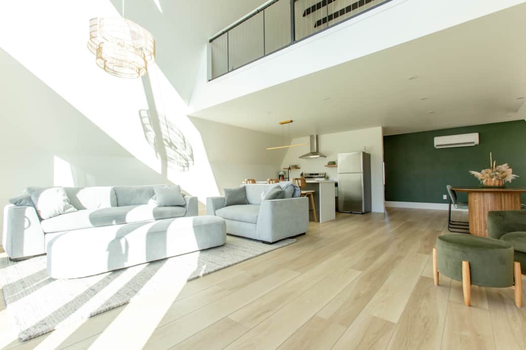 Living Room + Kitchen