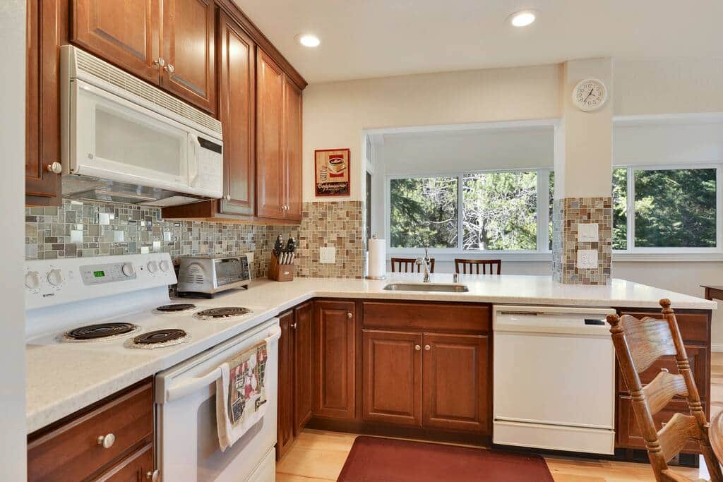 Remodeled kitchen
