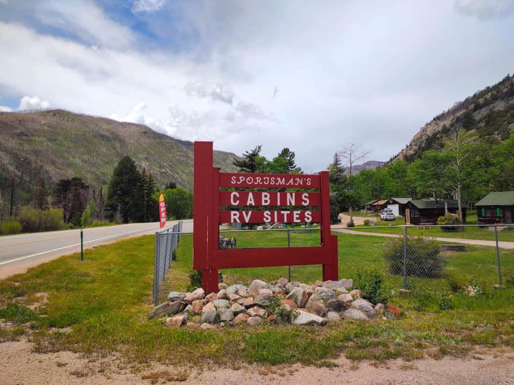 When you see our sign, pull into the following parking lot.