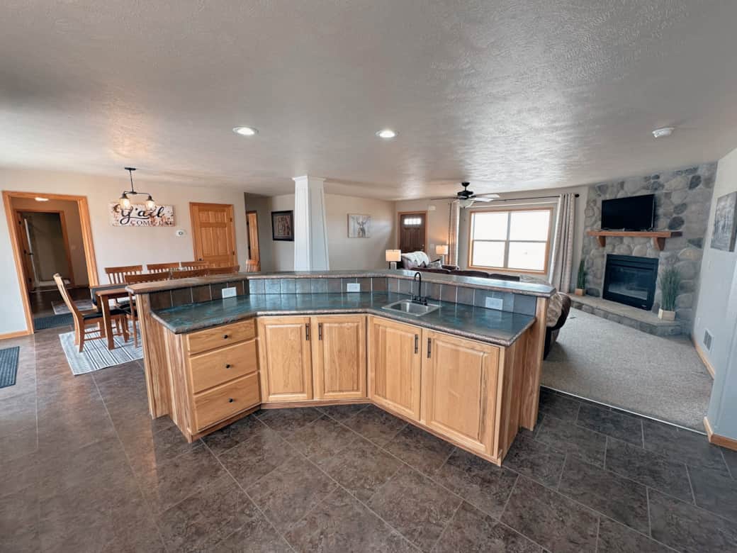 Kitchen Island with extra sink