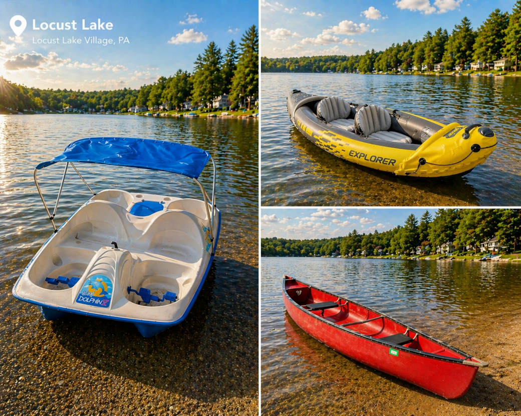 Inflatable kayak, canoe and paddle board available for guest use with a signed waiver