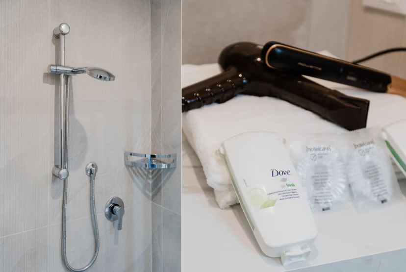 Bagno moderno di CasaGiallo Versilia: design contemporaneo, doccia e finiture di qualità a Marina di Pietrasanta