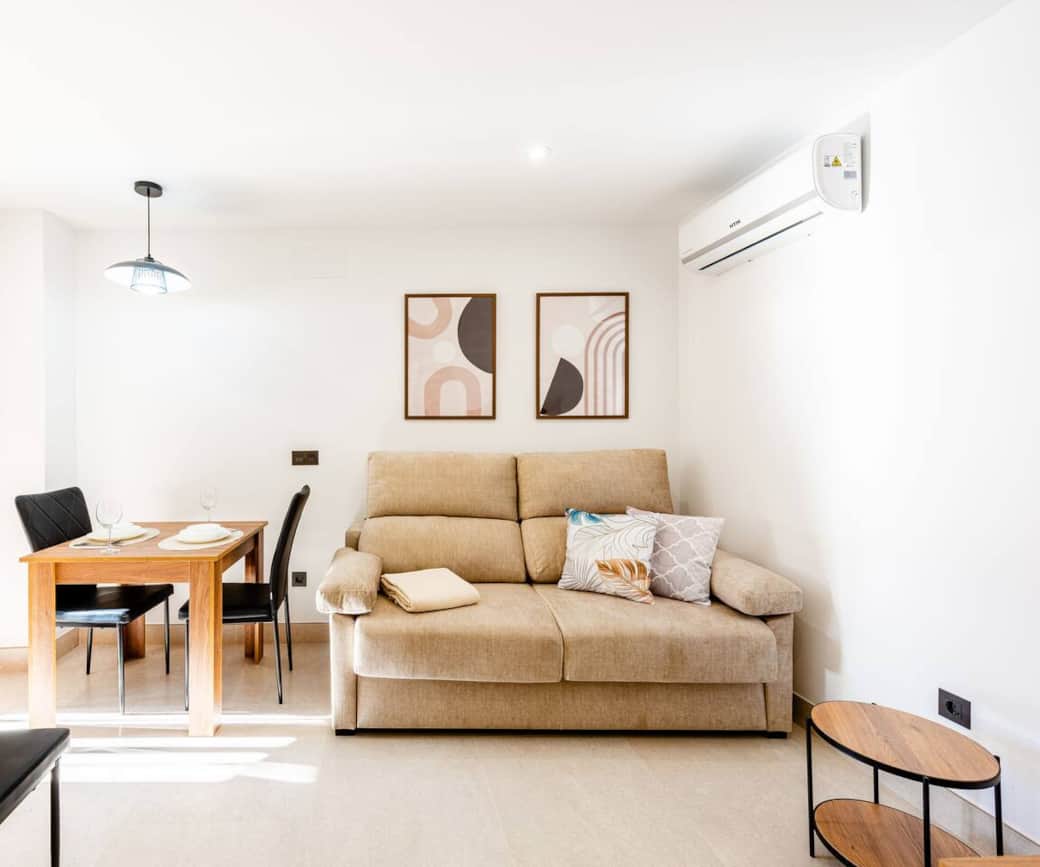 Salón apartamento vacacional Nerja Costa del Sol