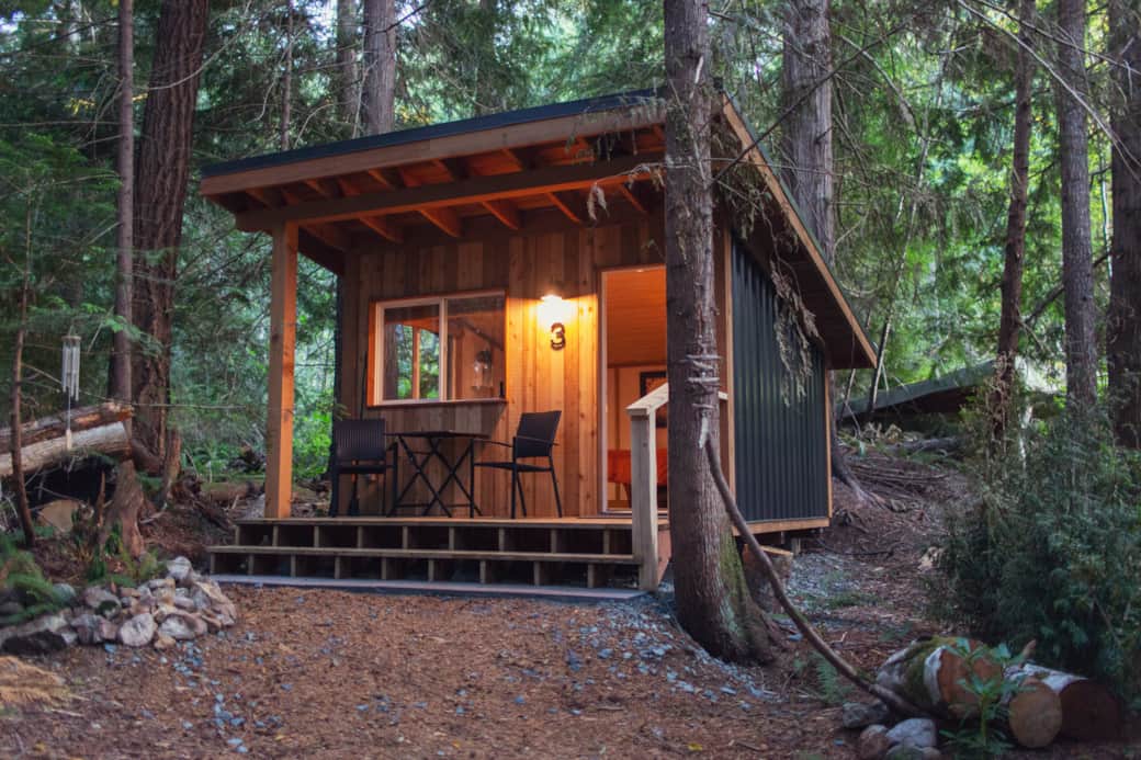 Cabin 3 Front Path and Deck