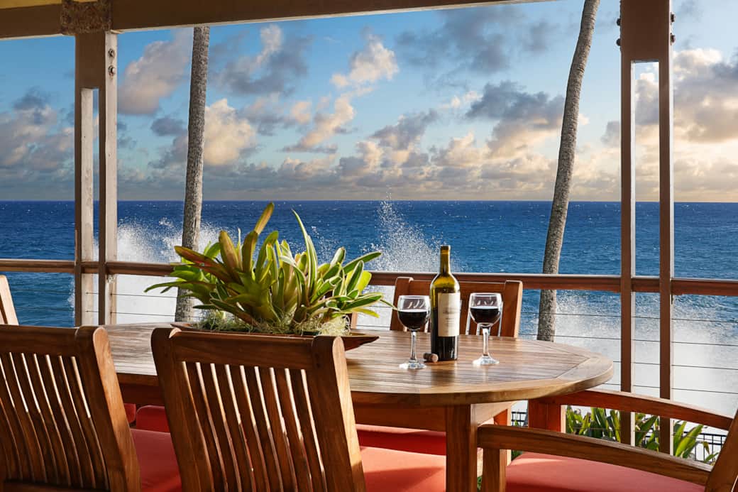 Lanai table with seating for 6 Lanai table with seating for 6