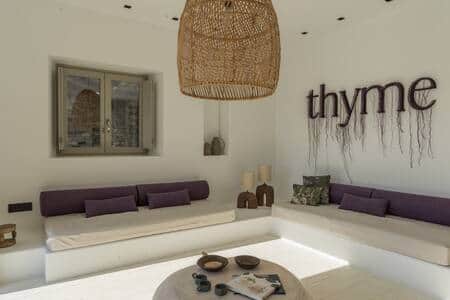 Living room area with sofa beds