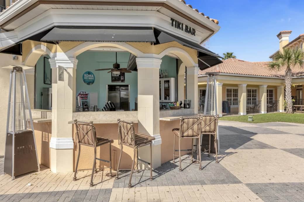 Tiki Bar by outdoor pool