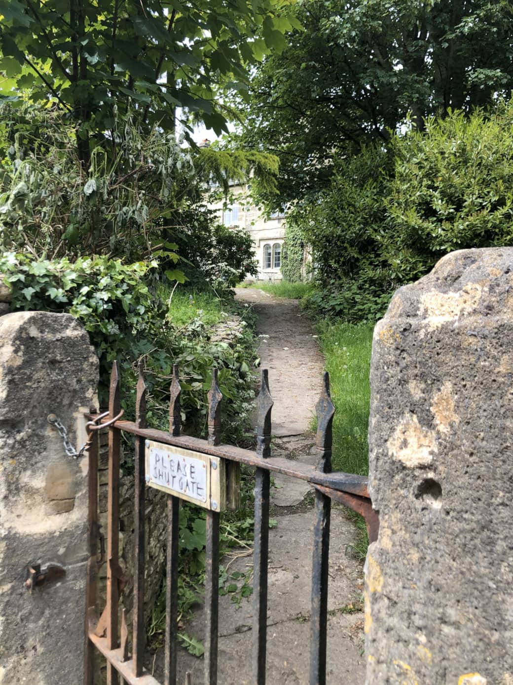 Gate onto Park Terrace